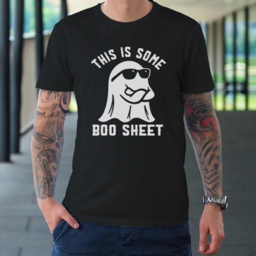 This Is Some Boo Sheet Funny Ghost Spooky Cute Graphic T-Shirt Halloween Gift 90